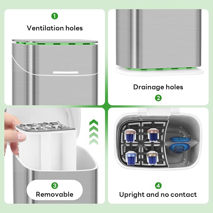 GFWARE Bathroom Toothbrush Holder - Image 5