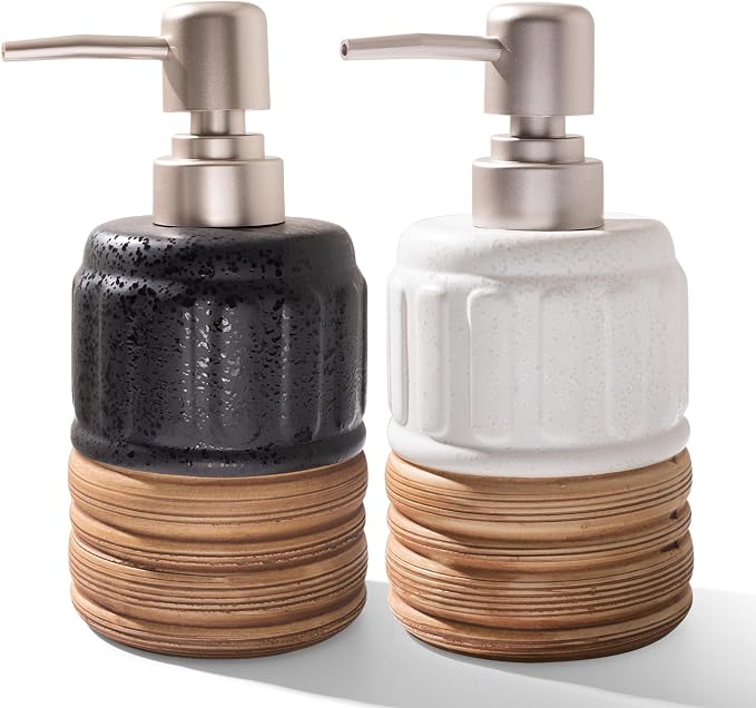 2 Pcs Soap Dispenser Bathroom, 14 Oz Liquid Hand Dish Soap Dispensers by Unknown