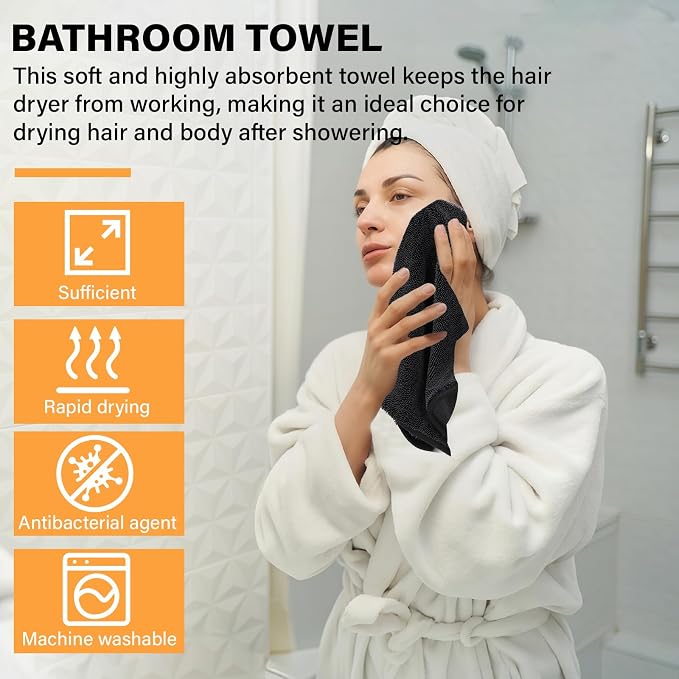 Cleaning Wipes Cloths, Shower Doors Drying Towels, 12 * 10” Streak Free Glass - Image 7