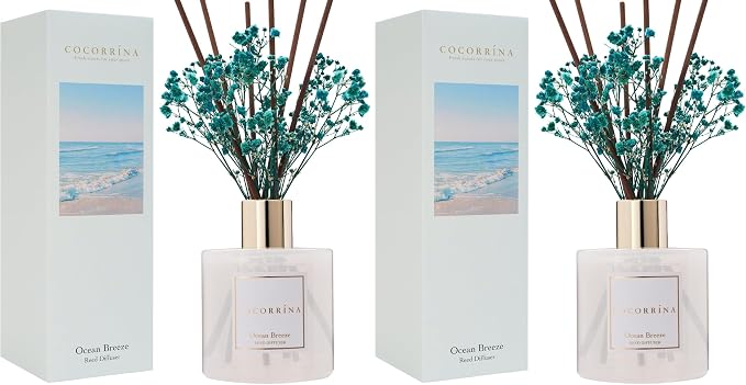 Reed Diffuser - Ocean Breeze Scented Diffuser by COCORR%C3%8DNA