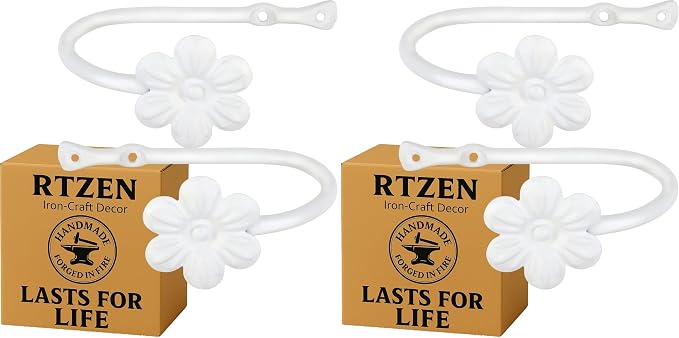 RTZEN Decorative Metal Curtain Tiebacks by RTZEN