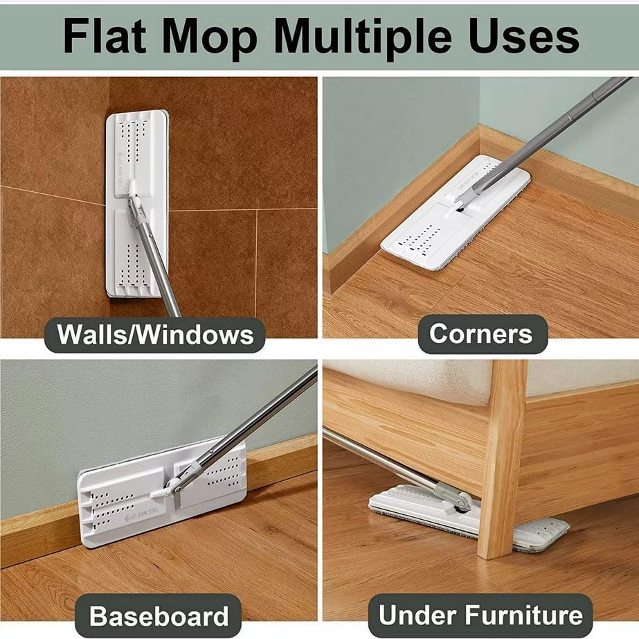 JOYMOOP Mop and Bucket Set for Home and Commercial Use, Flat Mop System - Image 5