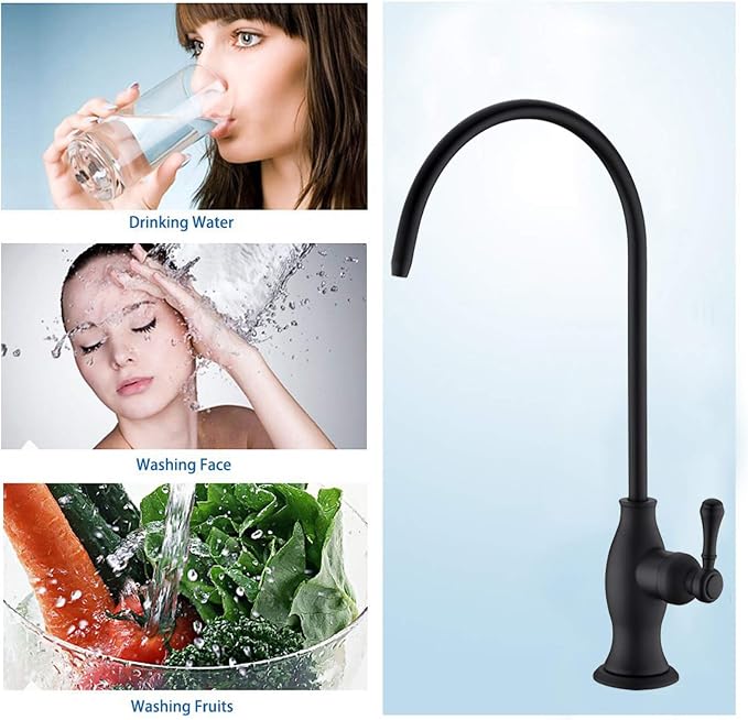 Delle Rosa Drinking Water Purifier Faucet, Commercial Filtration Faucets - Image 3