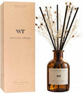 Flower Reed Diffuser Set Clean White Linen Scent by WEALD+TRIBE