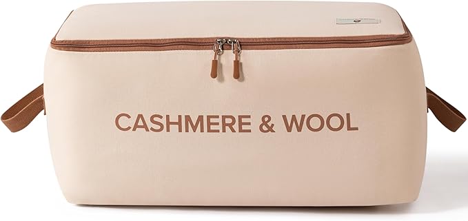 100% Cotton Cashmere & Wool Storage Bag – Breathable Sweater Storage Bag by ChaosCleared