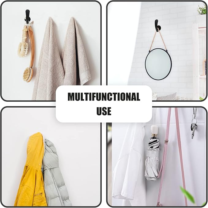 Curtain Tieback Hooks, 2 Pack | Wall Mounted, Decorative Holdback Hooks - Image 7