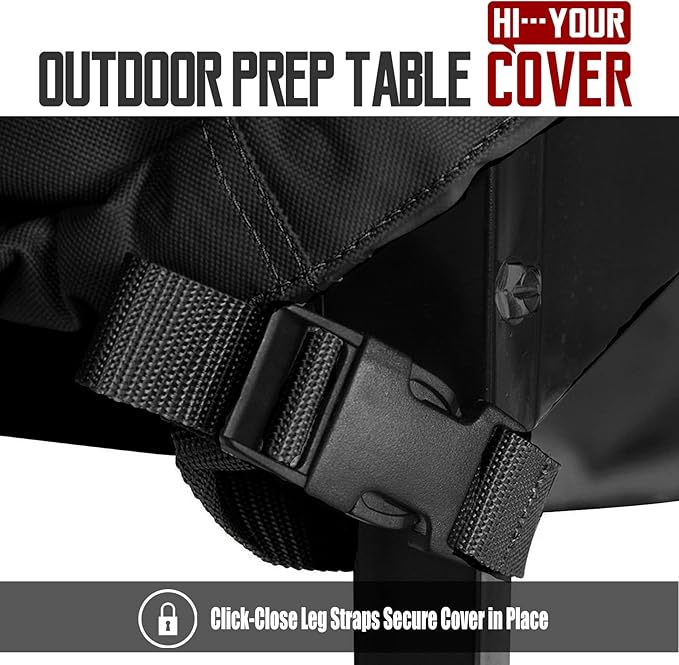 Portable Outdoor Table Cover, Fits 32 Inch Keter Unity Portable Outdoor Table,420D Tear-Resistant, UV Resistant, All Weather Protection Preptable Cover,Black(35" L x 24" W x 35" H)