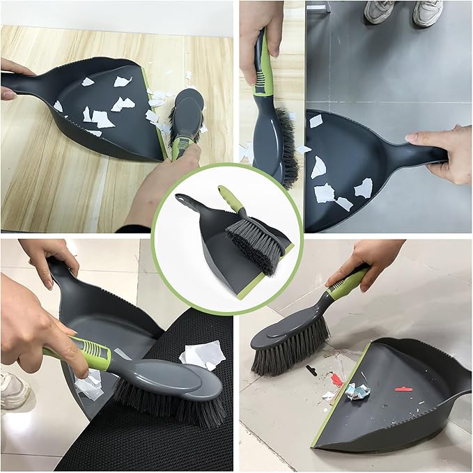 WDDBHSKN Dust pan Broom Dustpan Brush - Image 3