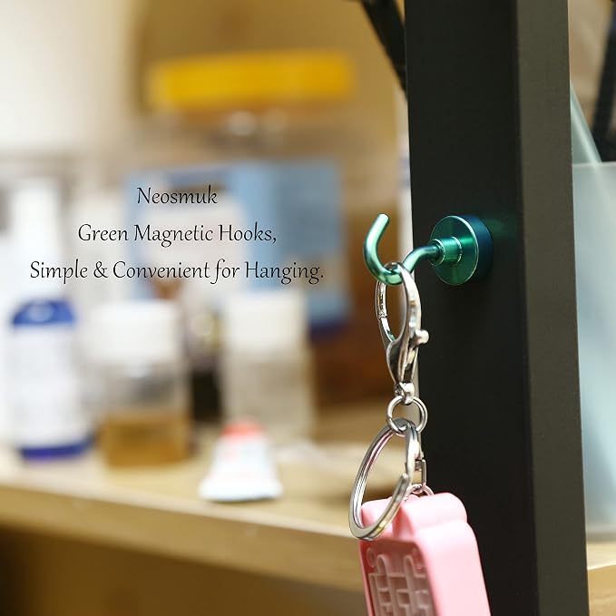 Neosmuk Magnetic Hooks, 30lb Heavy Duty, 15 Pack - Image 2