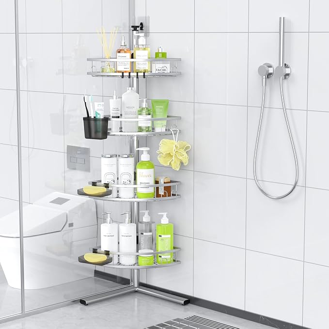 Aitatty Floor Standing Corner Shower Caddy - Image 8