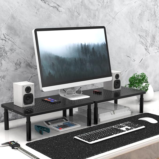 WALI Desk Organizer, 1 Tier Computer Monitor Stand - Image 8