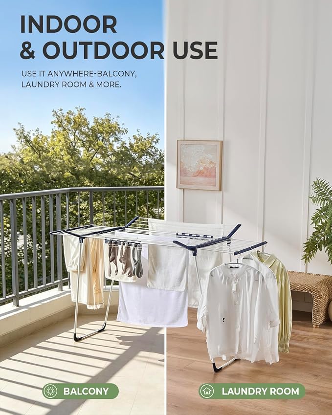 JS HANGER Extendable Clothes Drying Rack - Image 8