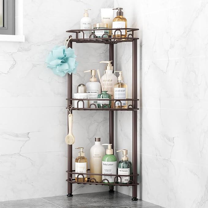 SWTYMIKI Standing Shower Caddy Corner by SwtyMiki-TidyHomeSweetLife