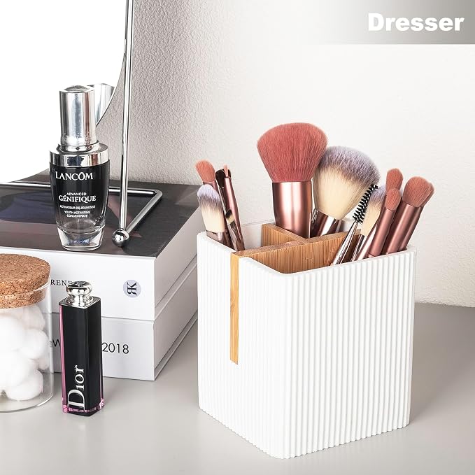 Toothbrush Holders for Bathroom, 3 Slots Toothbrush Organizer Stand, Toiletries - Image 6
