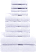 SUPERIOR Egyptian Cotton Ultra Plush & Absorbent, 10 Piece Set, Soft Luxury by SUPERIOR