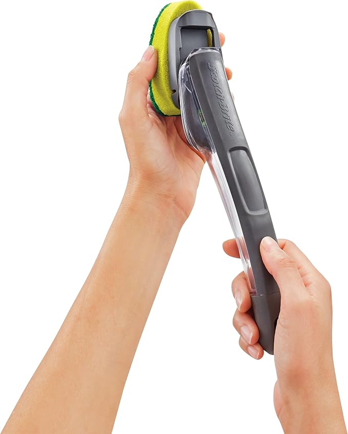 Scotch-Brite Heavy Duty Advanced Soap Control Dishwand Kit, Includes 1 Wand & 5 - Image 17