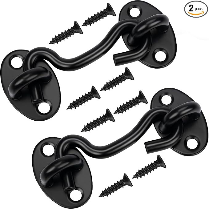 3 Inch Privacy Hook and Eye Latch by Rainspire