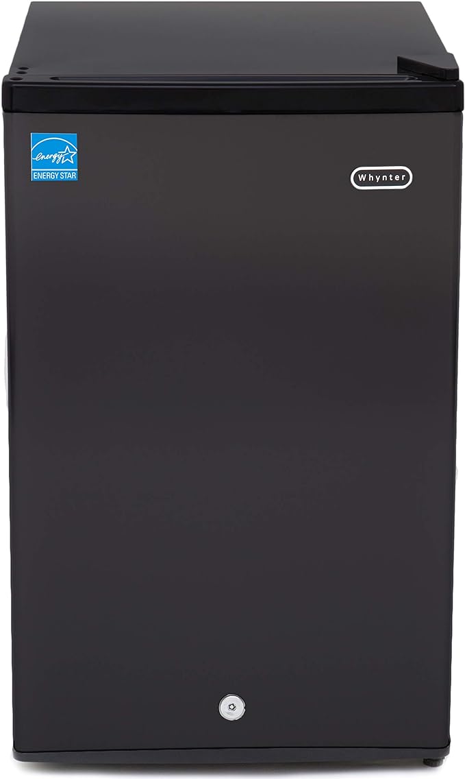 Whynter CUF-301BK 3 cu. ft Energy Star Upright Freezer with Lock – Black