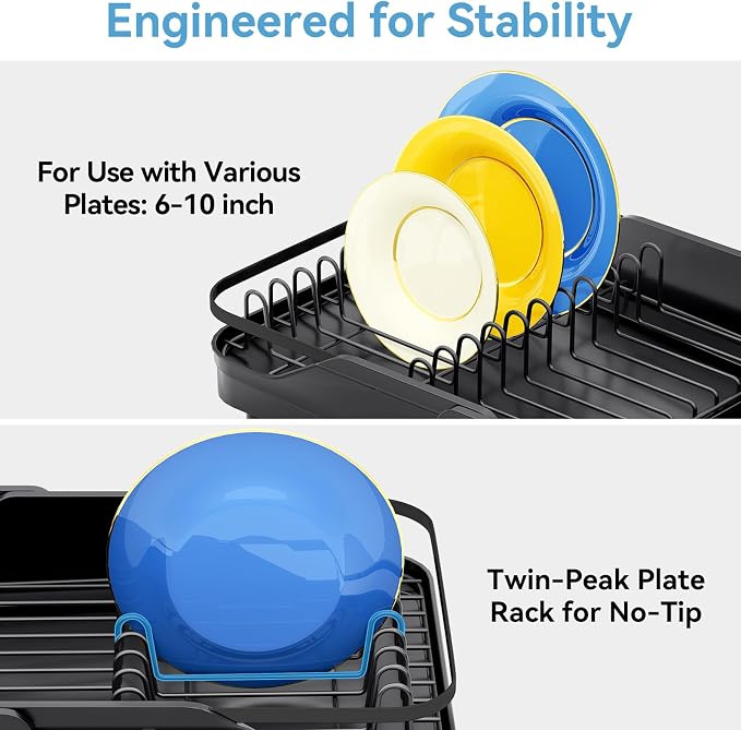 Urackify Expandable Dish Drying Rack - Image 5
