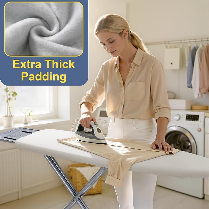 Ironing Board Cover and Pad for Standard Size 15" x 54" - Image 4