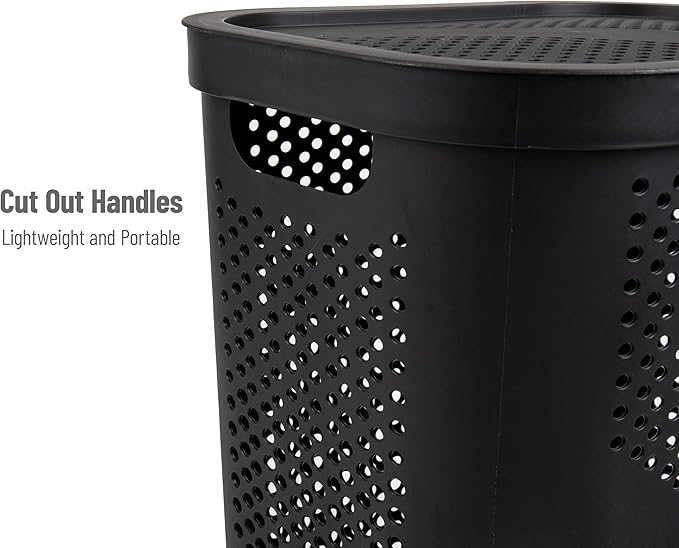 Mind Reader Slim Laundry Hamper - Image 4
