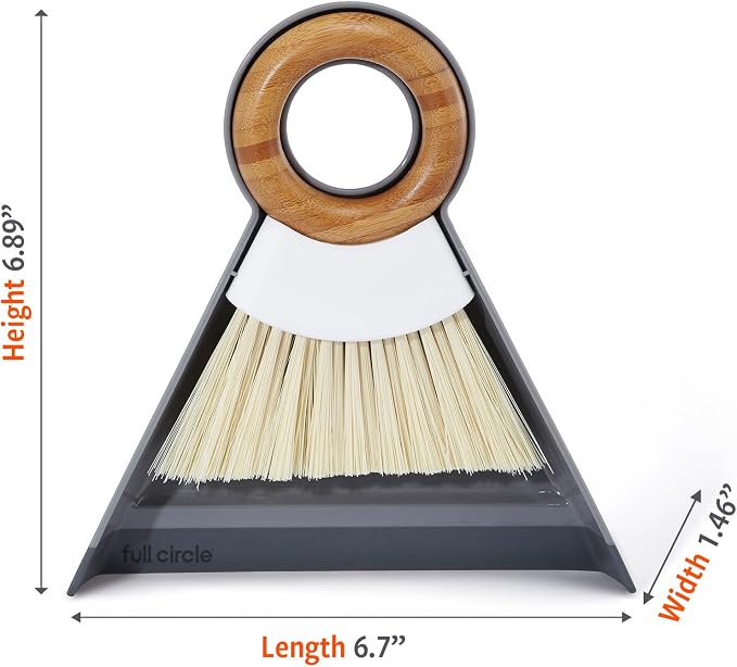 Full Circle Tiny Team, Mini Compact Brush & Dustpan Set - Image 4