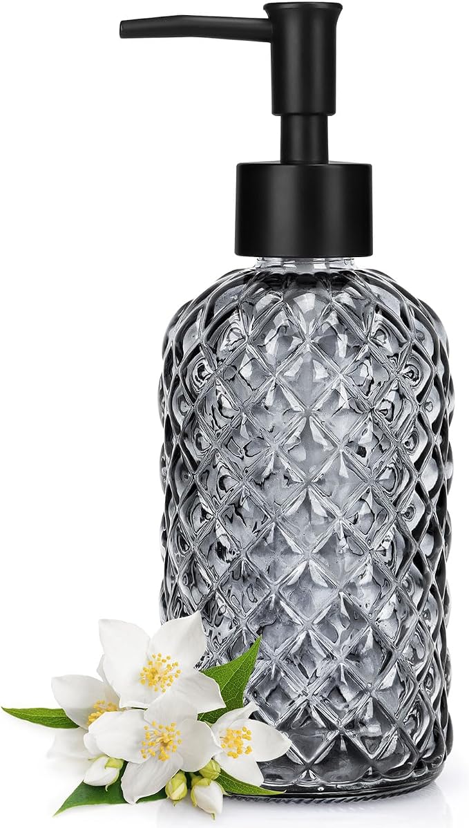 Topsky Gem Glass Soap Dispenser by HomeandKitchenNO1