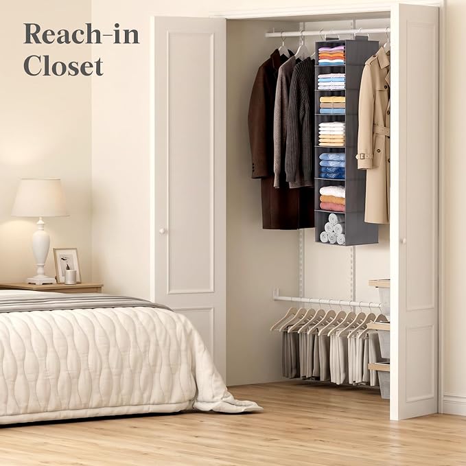 Lifewit 7 Tier Hanging Portable Closet Storage Organizer - Image 8
