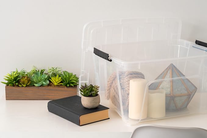 IRIS USA 6-Pack 32 Quart Storage Bins - Image 7