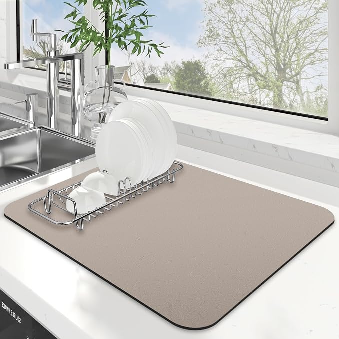 Dish Drying Mat Absorbent Dish Drying Mats by WiseLife