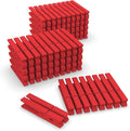 100 Pcs Red Clothes pins by FEFU
