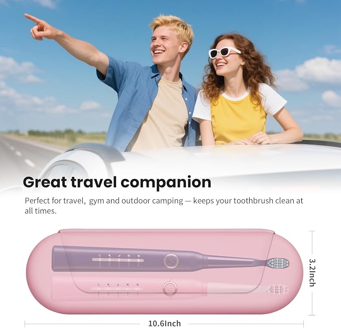 Silicone Electric Toothbrush Travel Case, Manual Toothbrush Travel Cover - Image 6