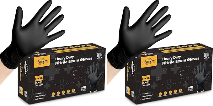 Disposable Nitrile Exam Gloves by TitanFlexDisposableGloves
