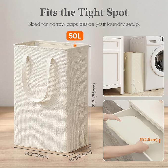 Lifewit Slim Collapsible Laundry Basket - Image 4