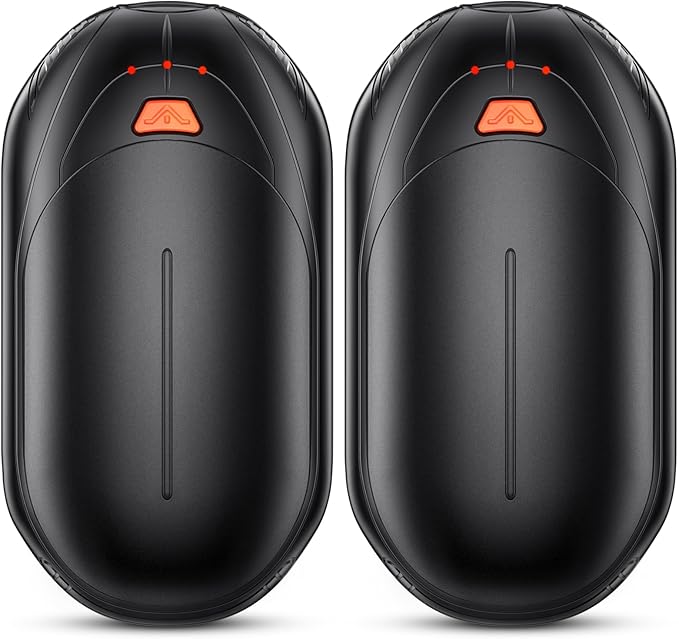 AI Hand Warmers Rechargeable 2 Pack, AI Smart Chips Electric Hand Warmers, 20Hrs Long Safe Heat, Portable Pocket Heater, Gifts for Christmas, Outdoor, Hunting, Golf, Camping Accessories