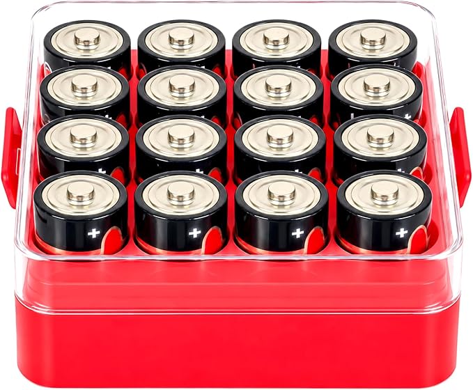 ALCYON Plastic Battery Organizer Storage Case by ALCYON