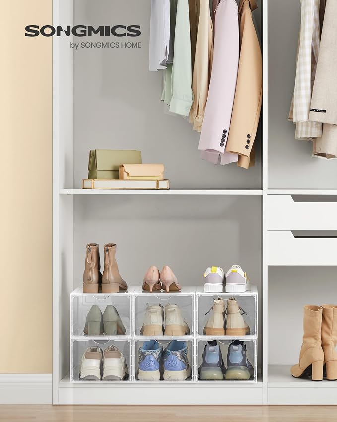 SONGMICS Shoe Boxes, Up to US Size 11 - Image 2