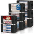 90L Large Storage Bags, 8 Pack Clothes Storage Bins Closet Organizers | by BuddingJoy-BuildaJoyfulLifeforYou