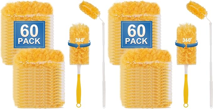 Heavy Duty Duster Refills, Disposable Dusters Kit by YHOVID