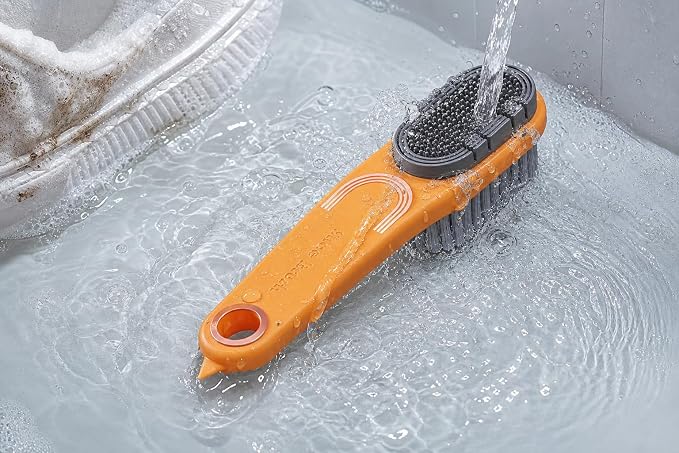 Double-Sided Shoe Brush, Long Handle - Image 7