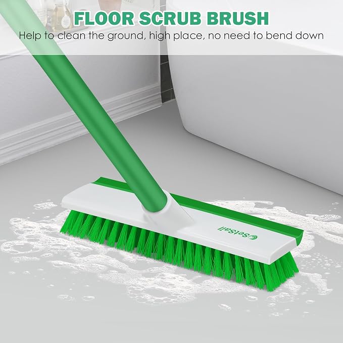 SetSail Floor Scrub Brush with 51-Inch Long Adjustable Handle Brush - Image 6