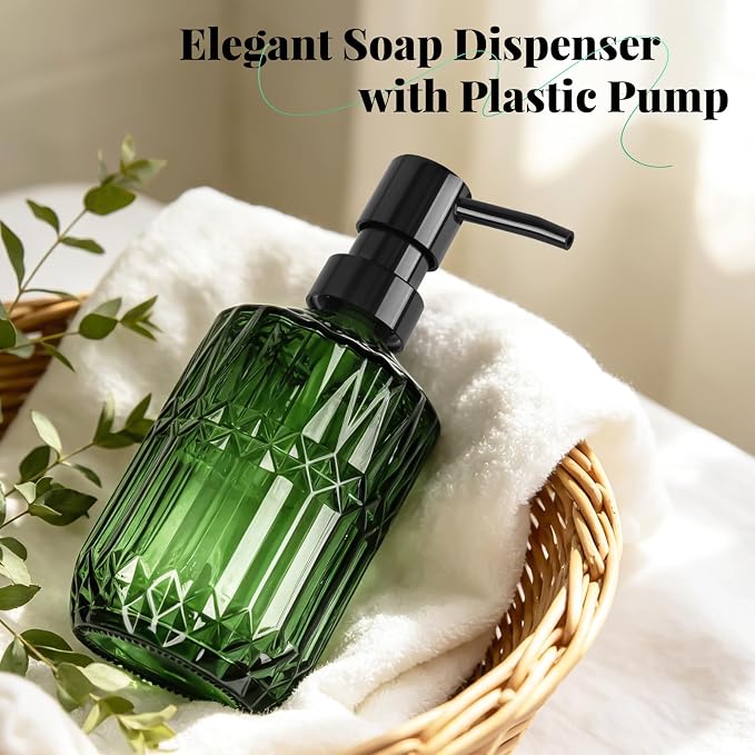 13.5oz Glass Soap Dispenser - Image 3
