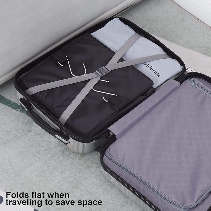 GRANNY SAYS 4-Shelf Hanging Closet Organizer, Foldable Storage, No-Sag Support - Image 7