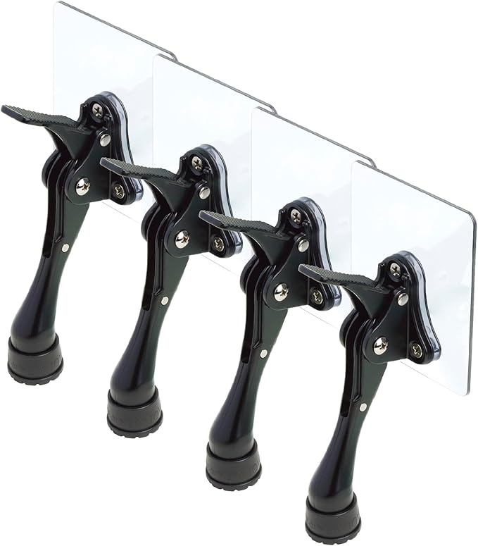 Door Stopper with Adhesive Bracket Stickers, No Drilling or Tools Needed by HASHI
