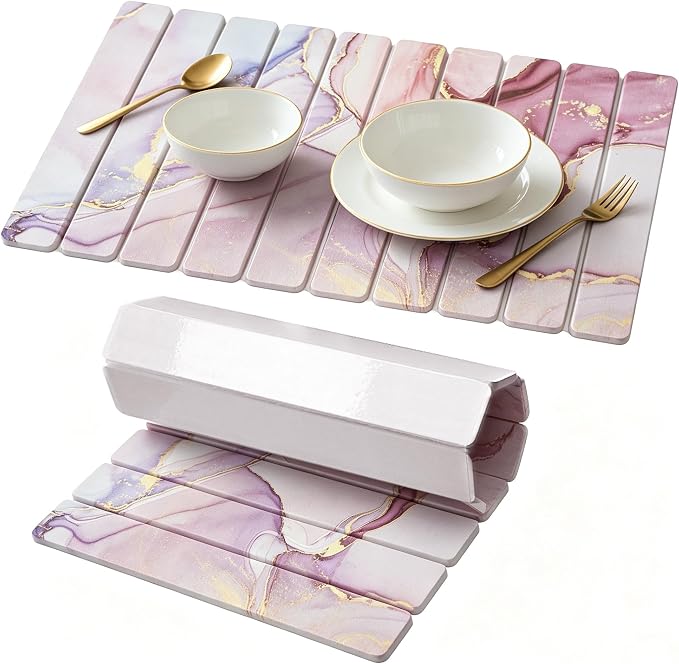 Stone Dish Drying Mat for Kitchen Counter by Unknown