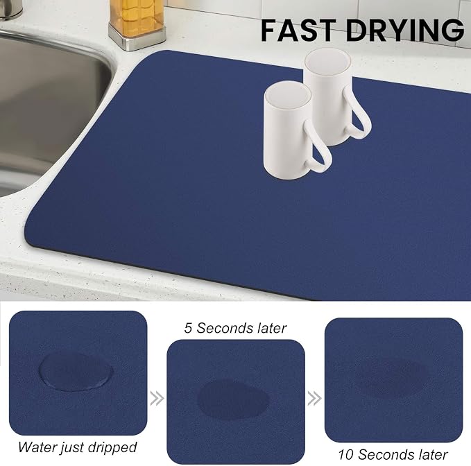 Dish Drying Mat Absorbent Dish Drying Mats - Image 4
