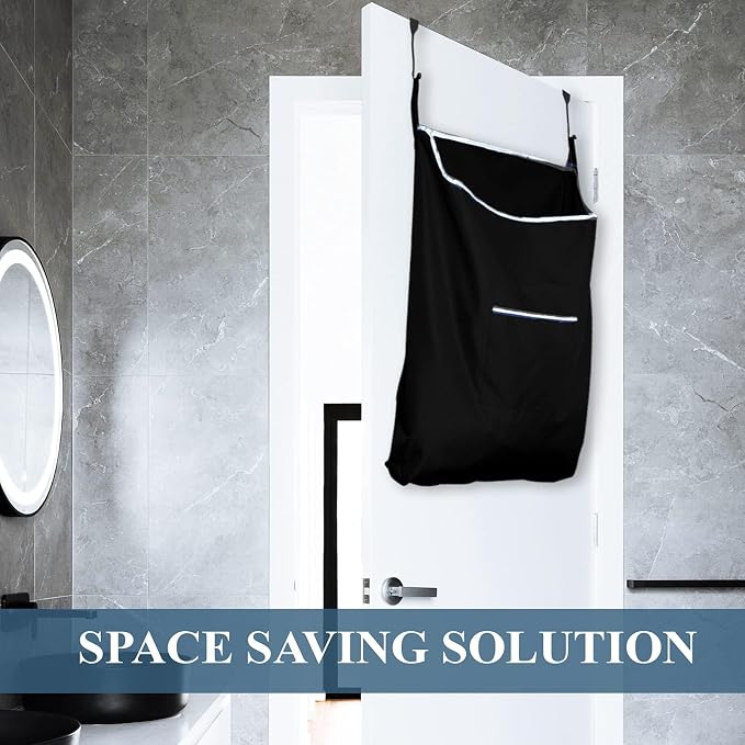 TFLC X-Large Hanging Laundry Hamper bag, 20x3.75x31" - Image 7