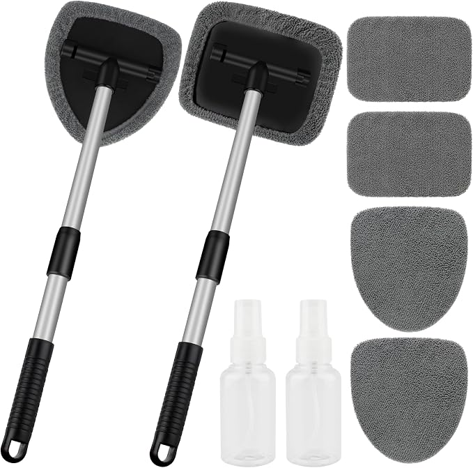 Windshield Cleaner Tool, Car Interior Window Cleaning Tool, Car Wash kit by SINSETU