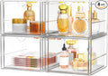 4-Pack 4-Drawer Acrylic Storage Organizer by shoeboxesanddeskorganizers