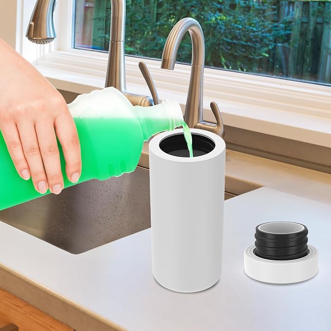 Silicone Dish Soap Dispenser, Reusable Dish Soap Bottle, Refillable Dish Soap - Image 8